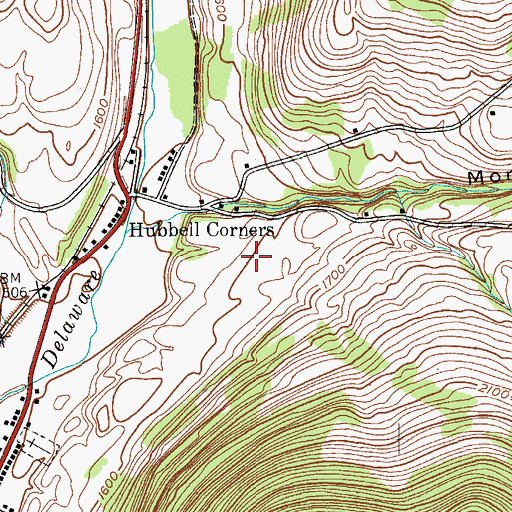 Topographic Map of Roxbury Runway, NY
