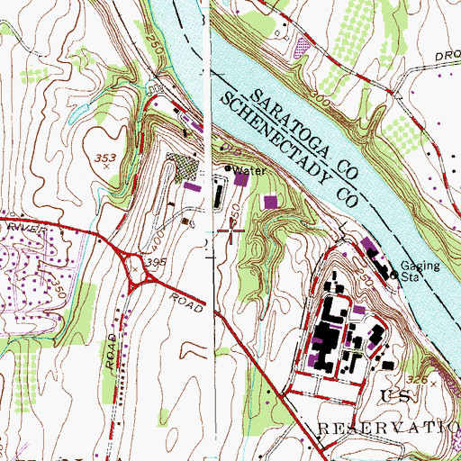 Topographic Map of General Electric Research and Development Center Heliport, NY