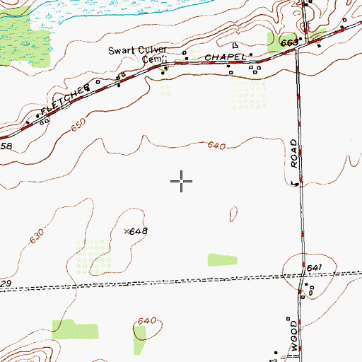 Topographic Map of Zelazny Airport, NY