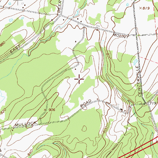 Topographic Map of Lewis Landing, NY