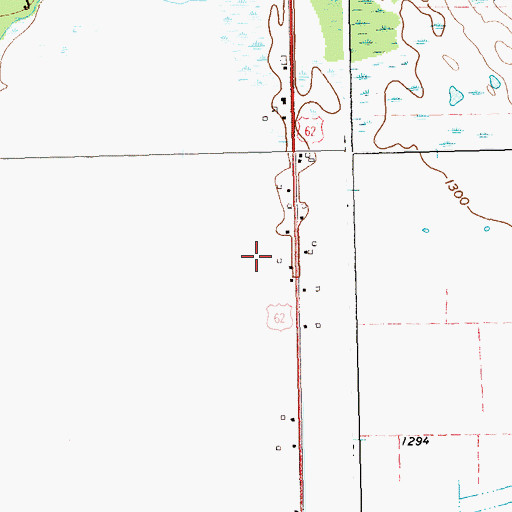 Topographic Map of South Dayton Airport, NY