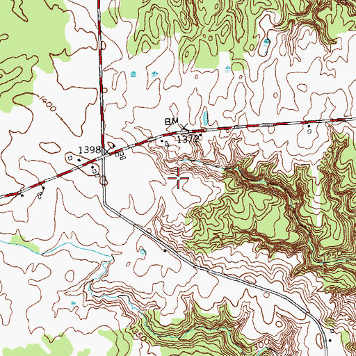 Topographic Map of Ciszak Airport, NY