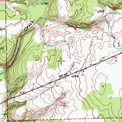 Topographic Map of Fisher Airport, NY