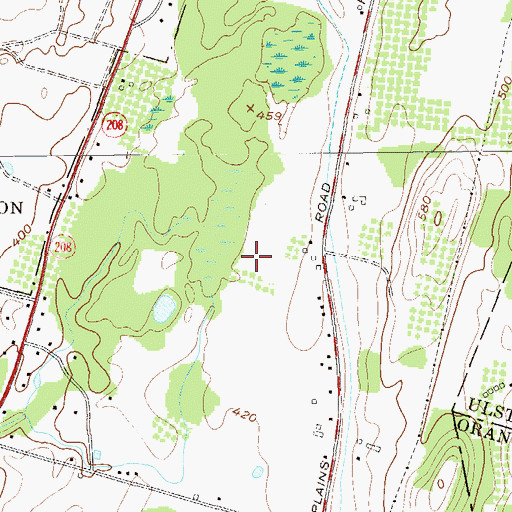 Topographic Map of Kobelt Airport, NY