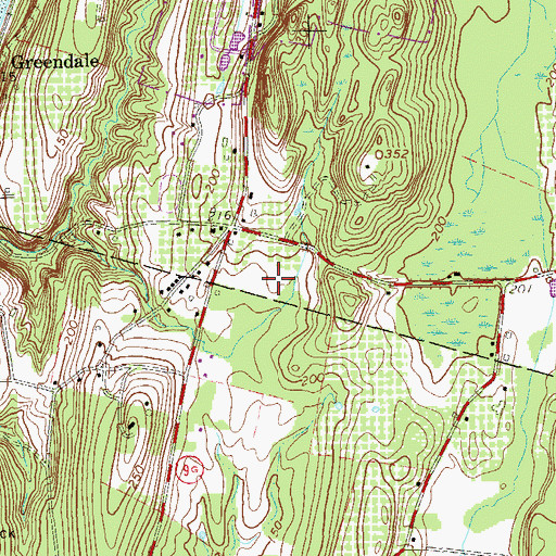 Topographic Map of WQKZ-FM (Catskill), NY