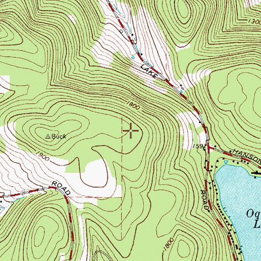 Topographic Map of WIYN-FM (Deposit), NY