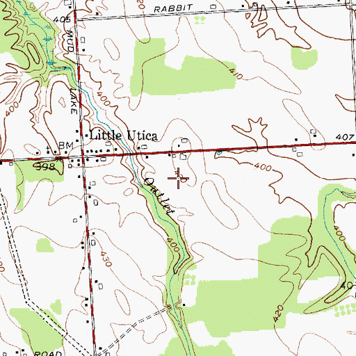Topographic Map of WKFM-FM (Fulton), NY