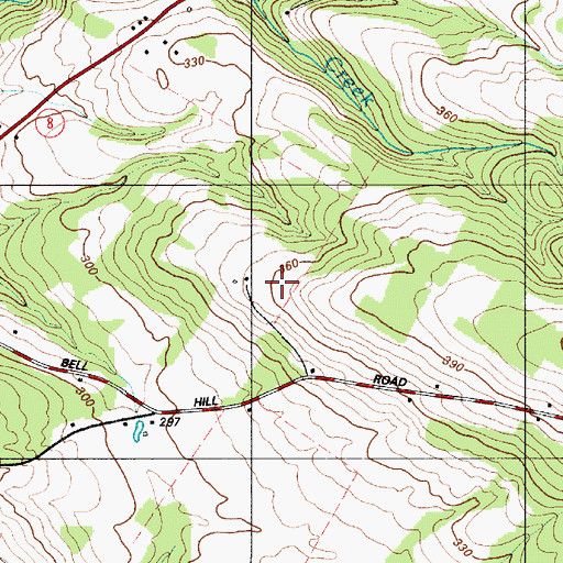 Topographic Map of WEIF-FM (Utica), NY