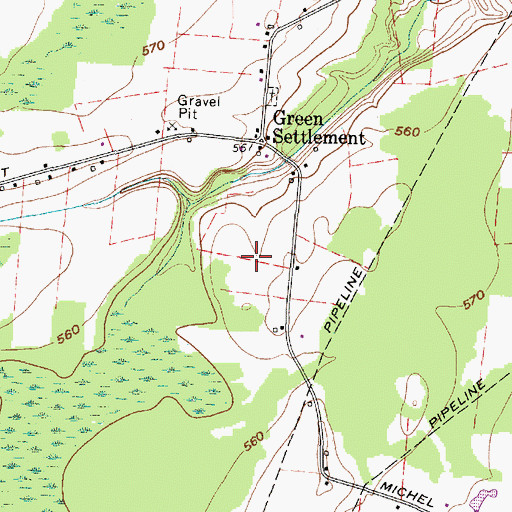 Topographic Map of Town of Adams, NY