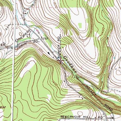 Topographic Map of Town of Addison, NY