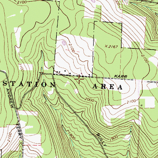 Topographic Map of Town of Almond, NY