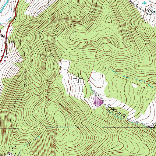 Topographic Map of Town of Andes, NY