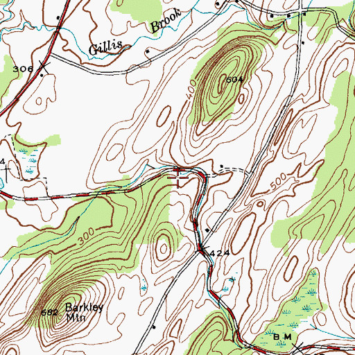 Topographic Map of Town of Argyle, NY