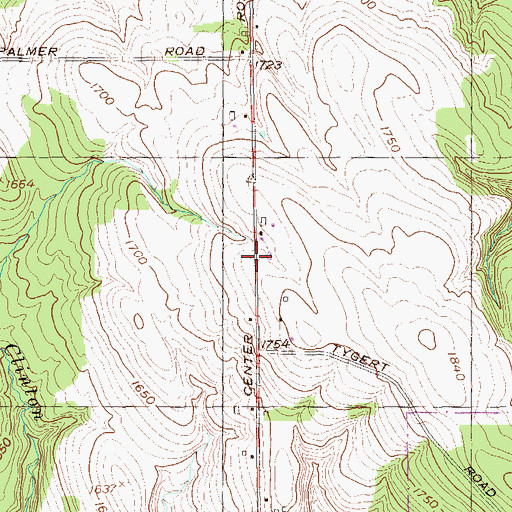 Topographic Map of Town of Arkwright, NY