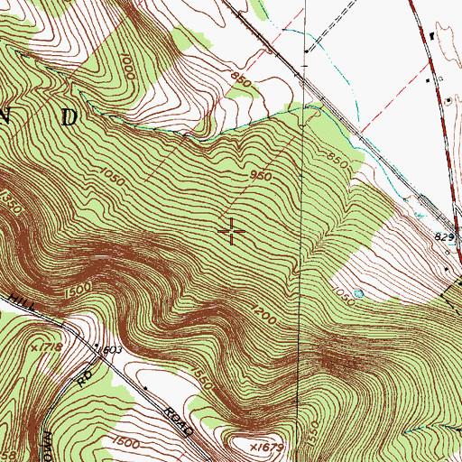 Topographic Map of Town of Ashland, NY