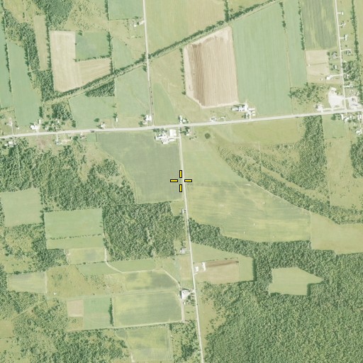 Aerial/Satellite Image of Town of Bangor, NY