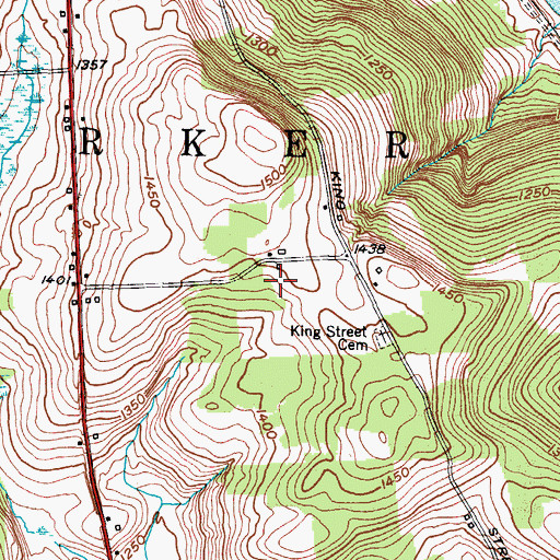 Topographic Map of Town of Barker, NY