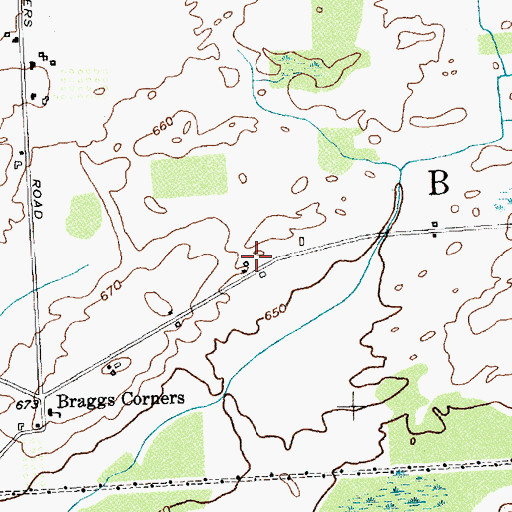 Topographic Map of Town of Barre, NY