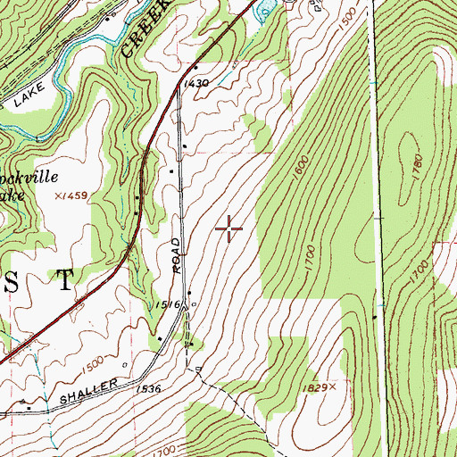 Topographic Map of Town of Belfast, NY