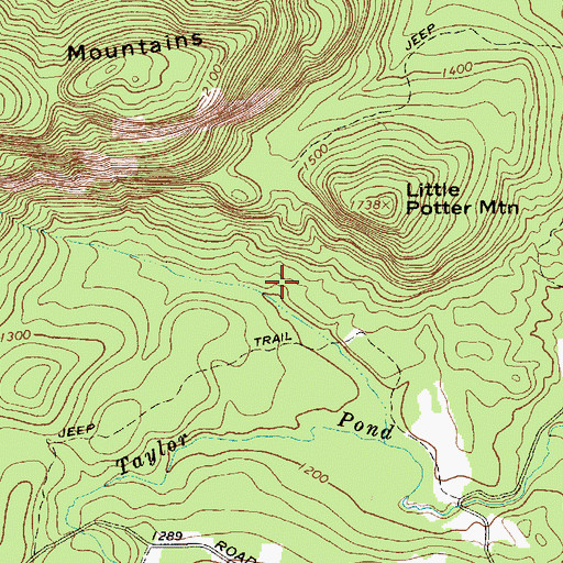 Topographic Map of Town of Black Brook, NY