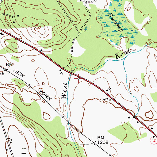 Topographic Map of Town of Boonville, NY