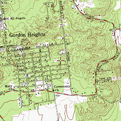 Topographic Map of Town of Brookhaven, NY