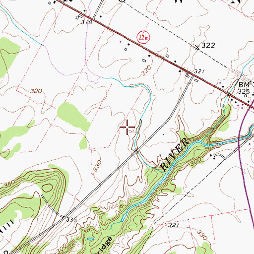 Topographic Map of Town of Brownville, NY