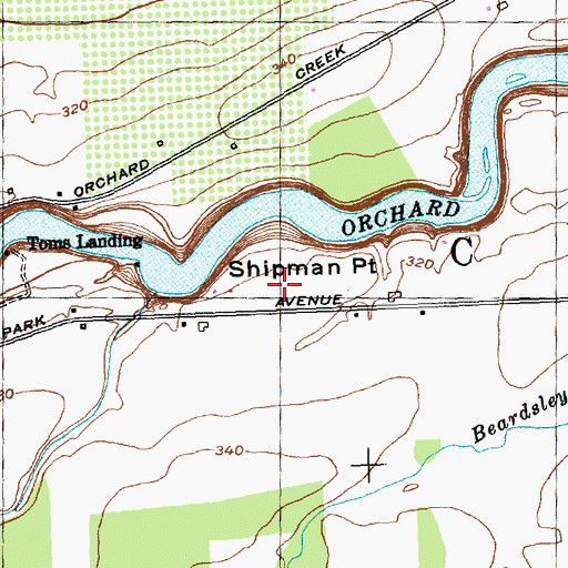 Topographic Map of Town of Carlton, NY