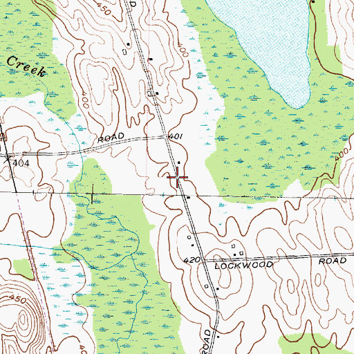Topographic Map of Town of Cato, NY