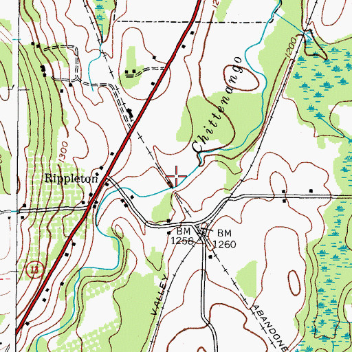 Topographic Map of Town of Cazenovia, NY