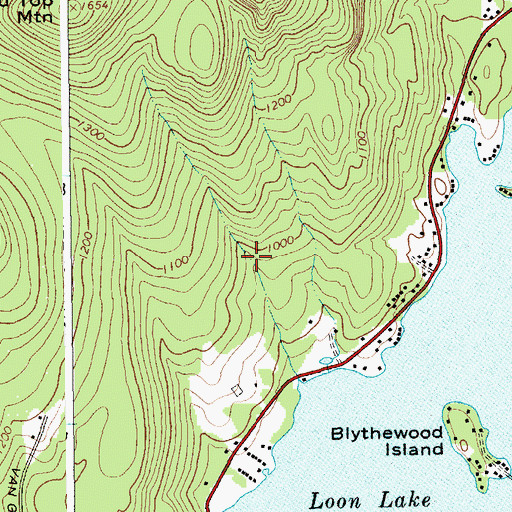 Topographic Map of Town of Chester, NY