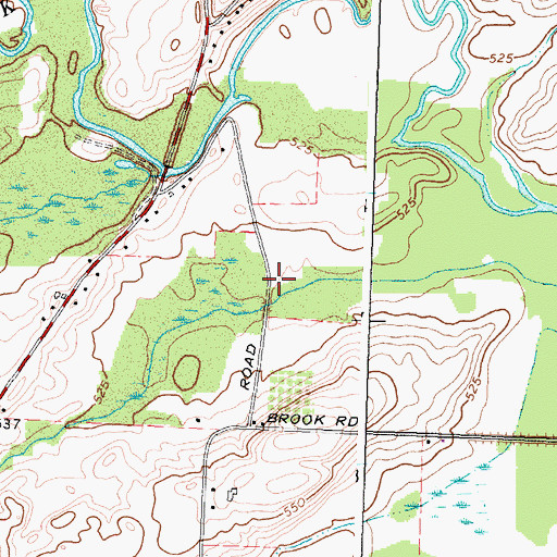 Topographic Map of Town of Chili, NY