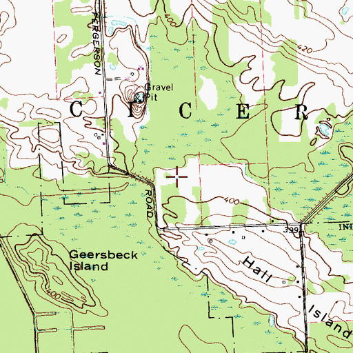 Topographic Map of Town of Cicero, NY