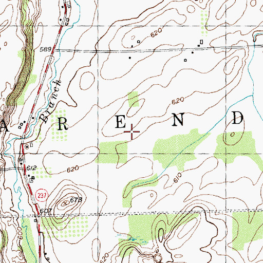 Topographic Map of Town of Clarendon, NY