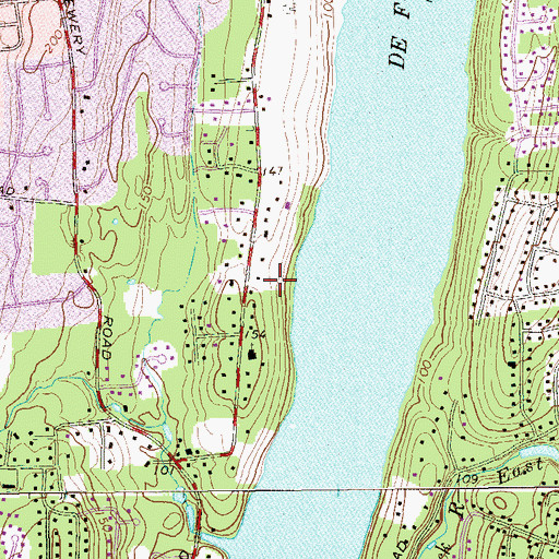 Topographic Map of Town of Clarkstown, NY