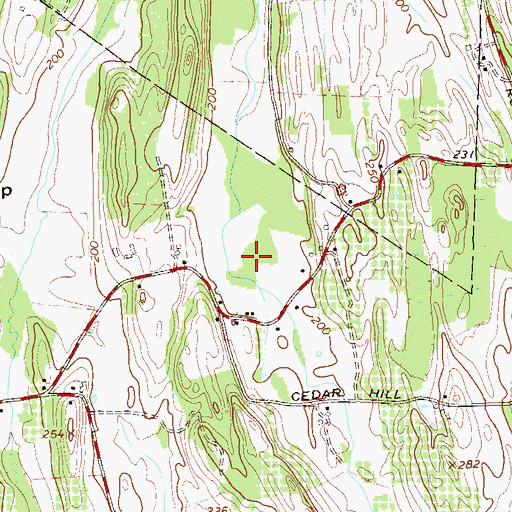 Topographic Map of Town of Clermont, NY
