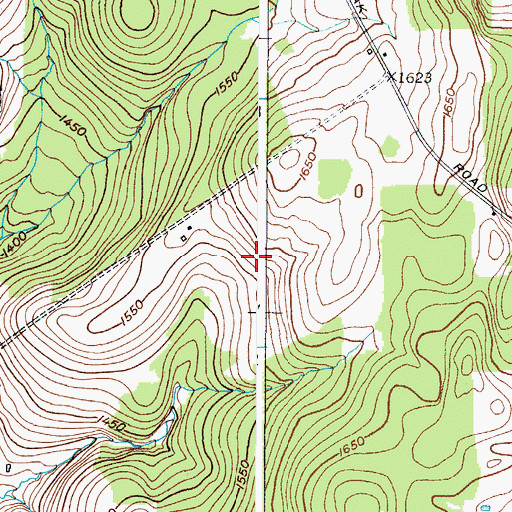Topographic Map of Town of Coventry, NY
