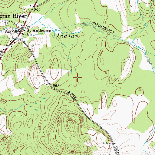 Topographic Map of Town of Croghan, NY