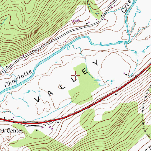 Topographic Map of Town of Davenport, NY