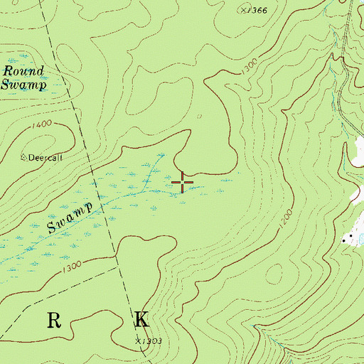 Topographic Map of Town of Deerpark, NY