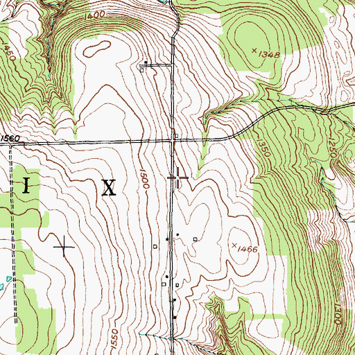 Topographic Map of Town of Dix, NY