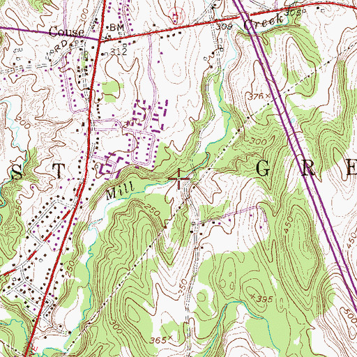 Topographic Map of Town of East Greenbush, NY