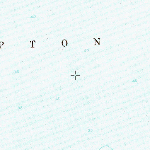 Topographic Map of Town of East Hampton, NY