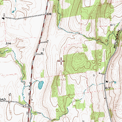 Topographic Map of Town of Easton, NY