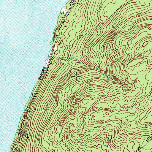 Topographic Map of Town of Edinburg, NY