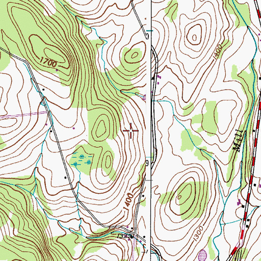 Topographic Map of Town of Edmeston, NY