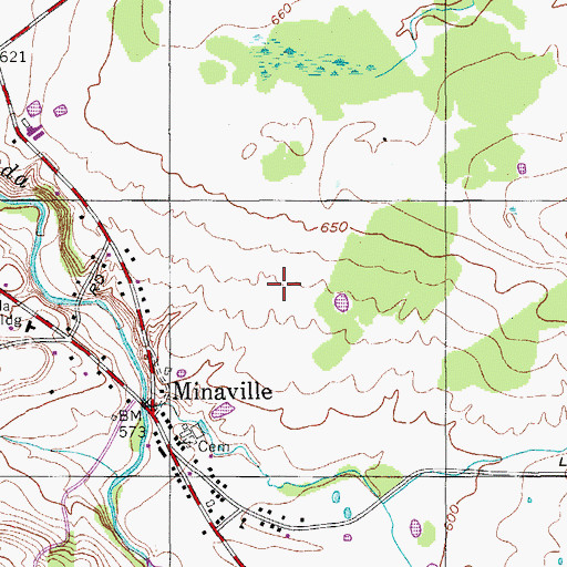 Topographic Map of Town of Florida, NY