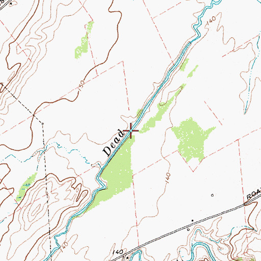 Topographic Map of Town of Fort Edward, NY