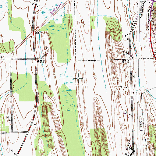 Topographic Map of Town of Galen, NY