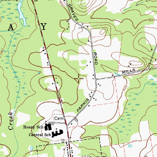 Topographic Map of Town of Galway, NY